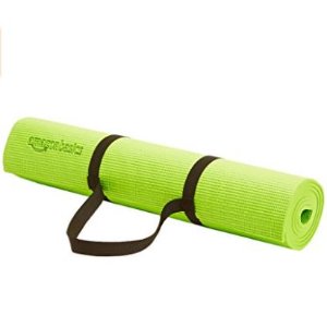 AmazonBasics 1/4-Inch 防滑瑜伽垫，绿色