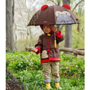Skip Hop Zoo 动物园系列猴子造型儿童雨衣，大号