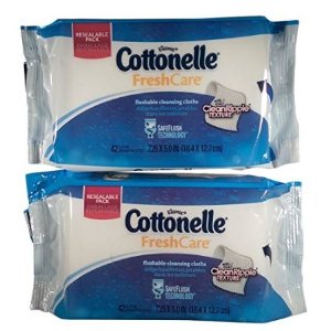 Cottonelle Fresh Care 湿巾 84抽 2包装