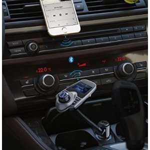 Habor车载蓝牙FM调频转换器及免提通话适配器