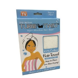 Turbie Twist 速干包头巾（白色）