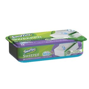 Swiffer Sweeper  强效薰衣草香草型拖把清洁布24张x 3包