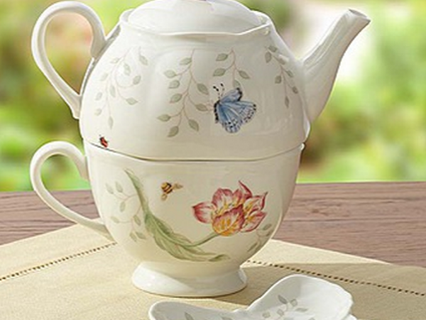 Butterfly meadow tea set online