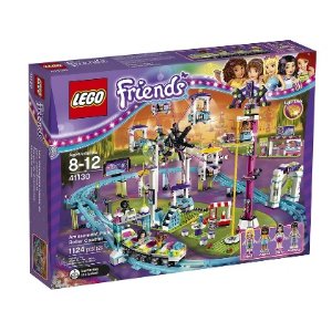 LEGO Friends 系列游乐场大型过山车积木玩具 41130