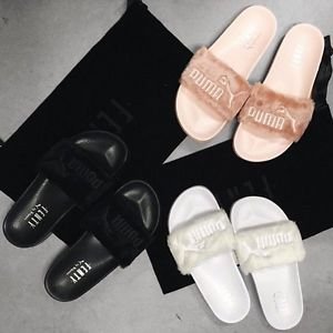 最新补货!收Rihanna x Puma毛毛拖鞋 PUMA 官