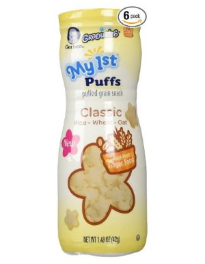 $7.64 gerber graduates my 1st puffs, classic rice/wheat oat, 1.