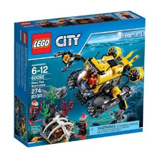 LEGO乐高 城市系列 60092 深海探索潜水艇