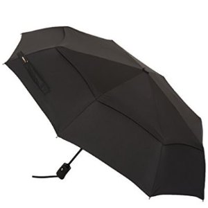 销量冠军！AmazonBasics 双层防风自动折叠雨伞