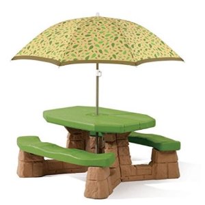 销量冠军！Step2 Naturally Playful 儿童野餐桌椅带遮阳伞