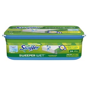 Swiffer Sweeper  拖布湿巾补充装24张