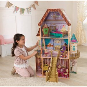 史低价！KidKraft 迪士尼公主的梦幻娃娃屋带家具