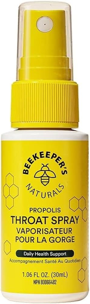 BEEKEEPER'S NATURALS 蜂胶喉咙喷剂 缓解喉咙不适