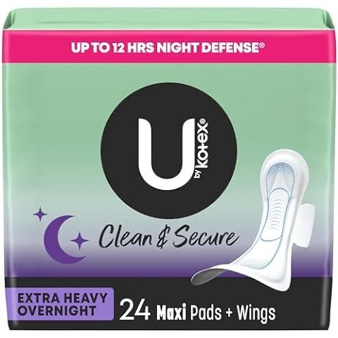 U by Kotex 夜用系列 超大流量护翼卫生巾 24片