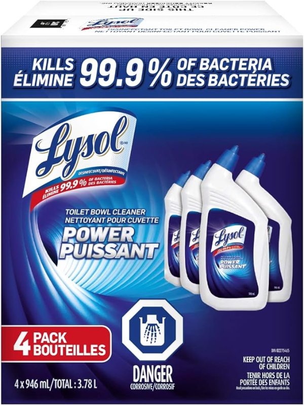 Lysol 马桶清洁剂964mlx4瓶装