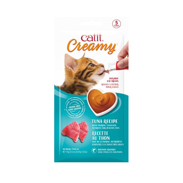 Catit Creamy 天然营养吞拿鱼猫条 5条装