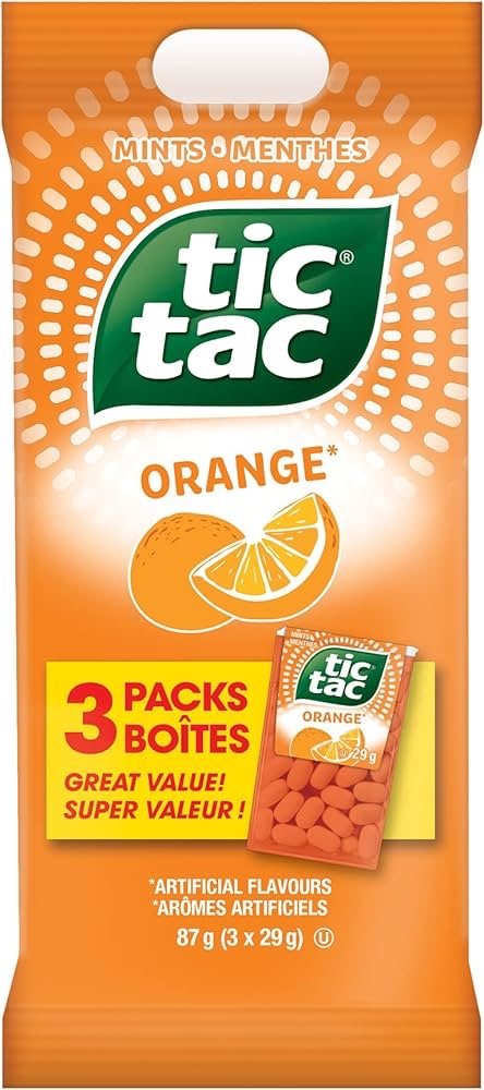 TIC TAC薄荷糖 29g X 3 合$0.85/盒 清新口气