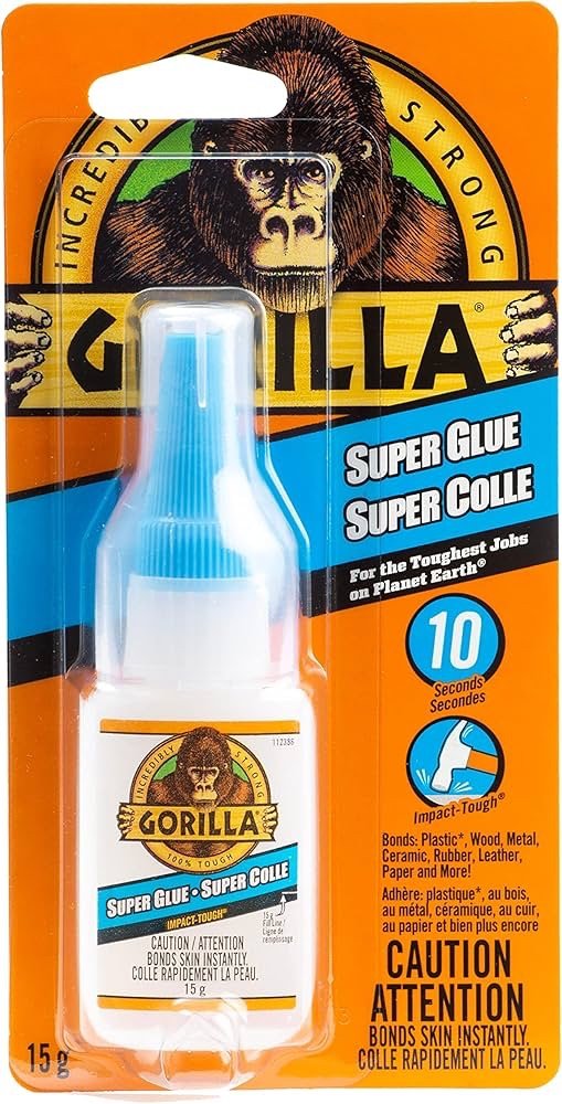 Gorilla 大猩猩快干强力胶水 各材质都能粘牢