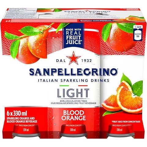 SAN PELLEGRINO 血橙果汁气泡饮料 330mlx24罐