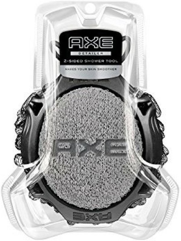 AXE 男士搓澡巾 一面磨砂去角质 一面产生泡沫