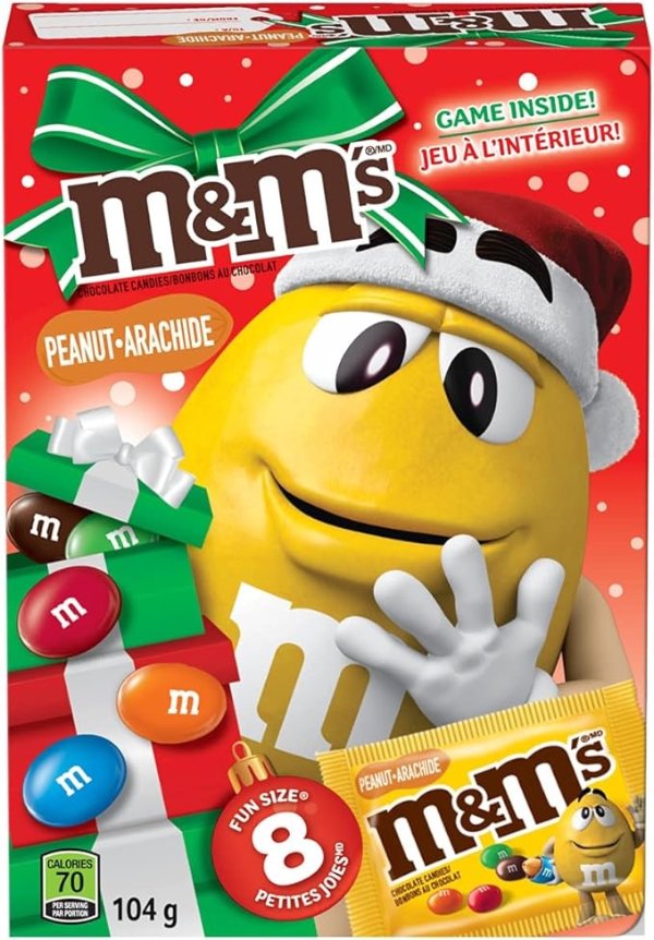 M&M's 圣诞限定花生巧克力🎅免税 速抢！