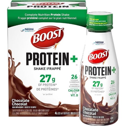 Boost Protein 巧克力代餐奶昔 来不及吃早饭随身带一瓶~