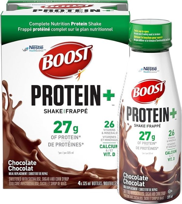 Boost Protein 巧克力代餐奶昔 来不及吃早饭随身带一瓶~