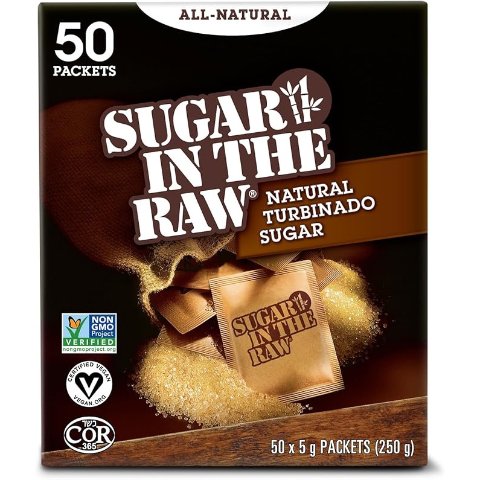 🥬白菜价🥬：Sugar In The Raw天然粗糖 50包装 健康甜蜜选择