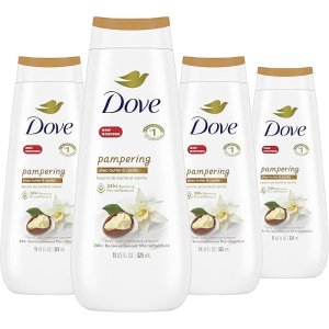 Dove 乳木果油沐浴露325ml x 4瓶