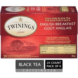 🥬白菜价🥬：川宁茶 Twinings 英国川宁茶包冷泡茶 英式早餐茶包 120包