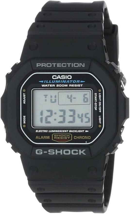 Casio DW5600E-1V G-Shock复古电子表