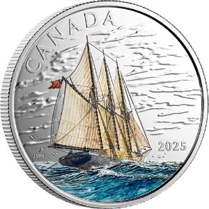 🍁加拿大产品：Royal Canadian Mint 三桅纵帆船纯银币 冒险感拉满！