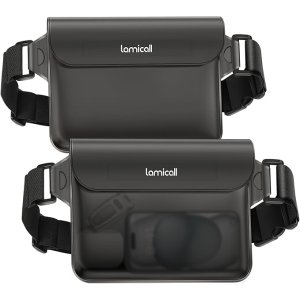 Lamicall 腰包 2件装 100%防水 斜挎/腰包随心切换