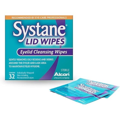 Systane 眼部卸妆湿巾32片