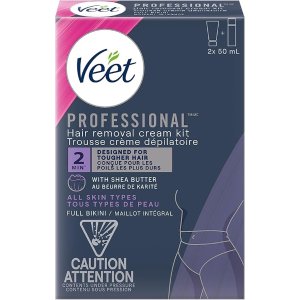 VEET 适用全身专业脱毛膏 2×50ml