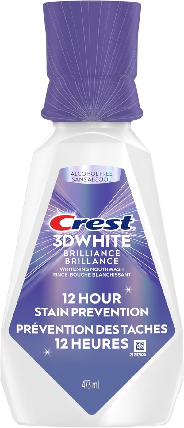 Crest 3D 佳洁士亮白防渍漱口水473ml