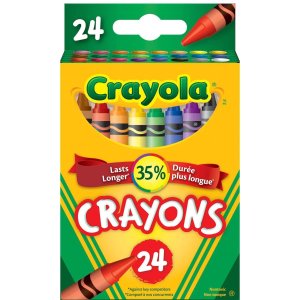 Crayola 24色蜡笔