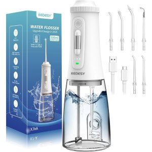 KEDESY IPX7防水可充电 无绳口腔冲洗器