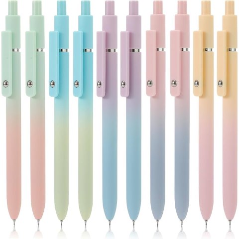 FIOVER 10 支装黑色中性笔 0.7mm 笔尖