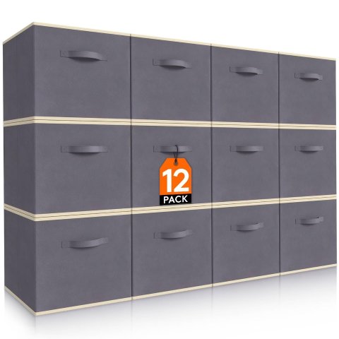 Lifewit 11 英寸可折叠收纳盒 12 个装