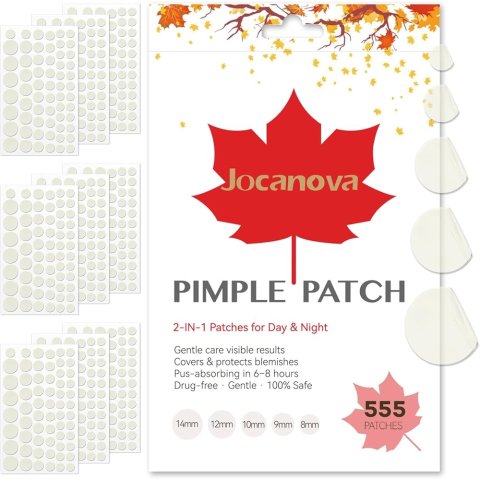 Jocanova 555片 水杨酸、茶树痘痘贴 5种尺寸！