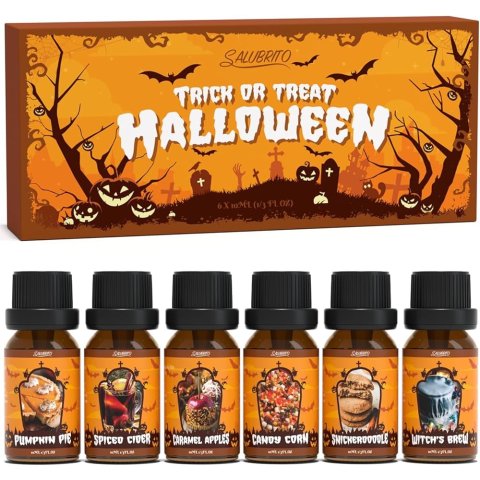 SALUBRITO 万圣节香氛油 6件装