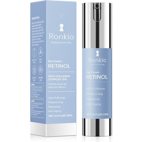 Ronkie视黄醇眼霜，有效对抗黑眼圈盒眼袋