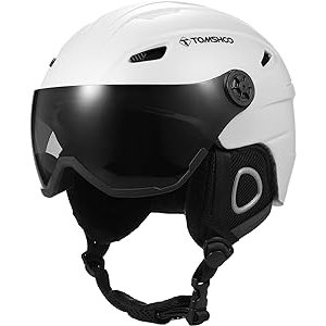 TOMSHOO 冬季滑雪运动头盔—防雾、防紫外线、抗风保暖！