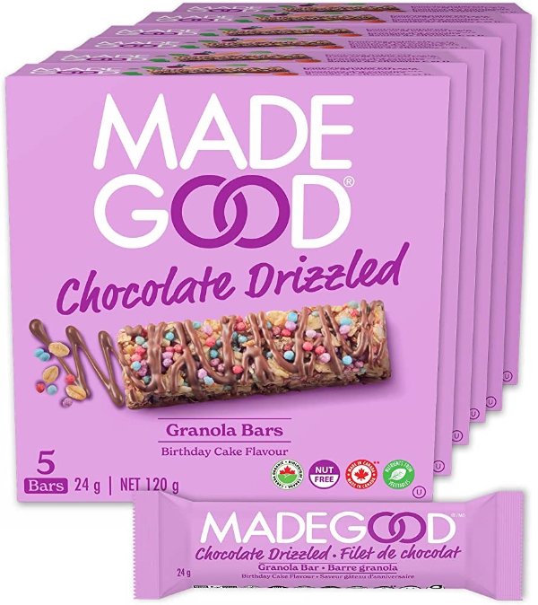 Made Good 格兰诺拉麦片巧克力棒 30条独立包装 