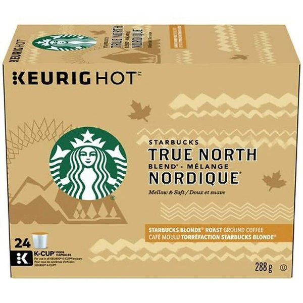 StarbucksTrue North 深烘胶囊咖啡 24个装 混合咖啡