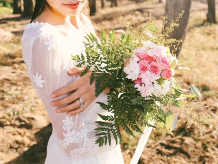 没有花房的姑娘,手捧花制作教程