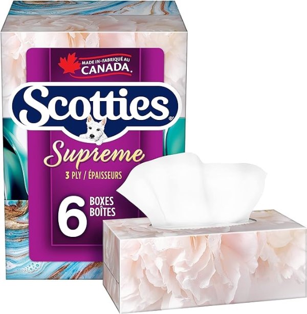 Scotties 加厚3层面巾纸 81张X6盒