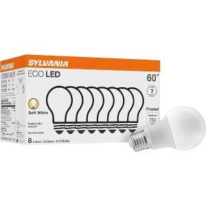 LEDVANCE Sylvania 60瓦软白色 LED节能灯8件套 仅$1.43/个