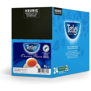 Tetley 利橙味k-cup茶包24个装 适用于Keurig咖啡机