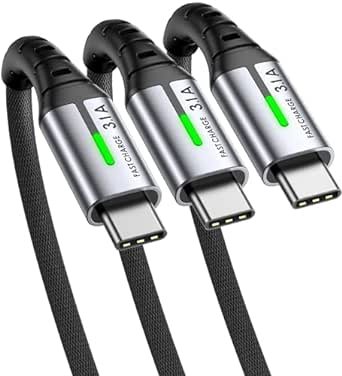 INIU USB-C 3.1A 尼龙防护快充线 3件套